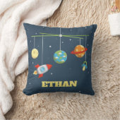 Weltraum-Krippe spielt Kissen (Decke)