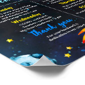 Weltraum-Lehrer-Dankeswoche-Programm Poster (Ecke)