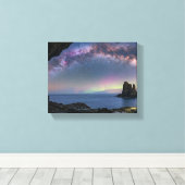 Weltraum-Leinwand für Büro oder Wohnzimmer Leinwanddruck (Insitu (Holzboden))