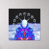 Weltraum Leinwanddruck (Vorderseite)