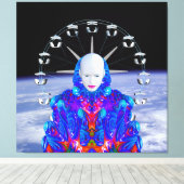 Weltraum Leinwanddruck (Insitu (Holzboden))