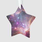 Weltraum Lila Nebulae Cool Astronomie Urlaub Ornament (Vorderseite)