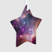 Weltraum Lila Nebulae Cool Astronomie Urlaub Ornament (Vorderseite)
