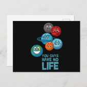 Weltraum Lover Adult Astronomie Hobby Solar System Postkarte (Vorne/Hinten)