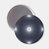 Weltraum Magnet (Vorderseite/Rückseite)