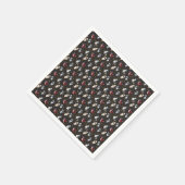 Weltraum Mann Fuchs Katze Sterne Muster Serviette (Ecke)
