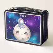 Weltraum Metall Brotdose (Rückseite)