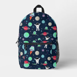 Weltraum-Muster-Illustration Bedruckter Rucksack