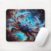 Weltraum-Nebel-Krebs-Mauspad Mousepad (Mit Mouse)