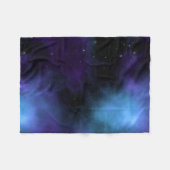 Weltraum-Nebelfleck-Galaxie Fleecedecke (Vorderseite (Horizontal))