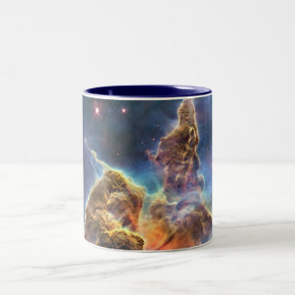 Weltraum-Nebelfleck-Tasse Zweifarbige Tasse
