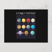 Weltraum Nerd Sonnensysteme Planeten Sun Moon Cha Postkarte (Vorderseite)