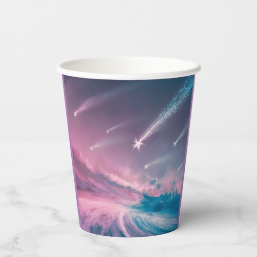 WELTRAUM ODYSSEY: Reise zum Himmel Pappbecher (Rückseite)