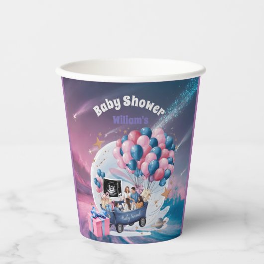 WELTRAUM ODYSSEY: Reise zum Himmel Pappbecher (Vorderseite)