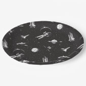 Weltraum Pappteller (Schrägansicht)