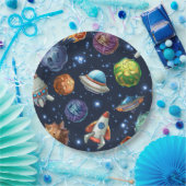 Weltraum Pappteller (Party)