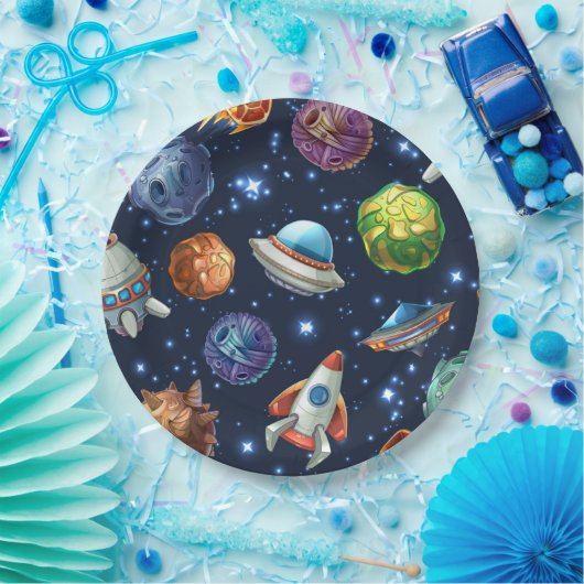 Weltraum Pappteller (Party)