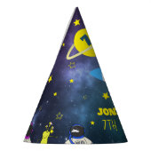 Weltraum-Party Partyhütchen (Links)