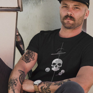 Weltraum & Planet Skull - Kopf in den Sternen Skul T-Shirt