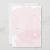 Weltraum-Planeten zwei der Mond-Mädchen Geburtstag Einladung (Rückseite)