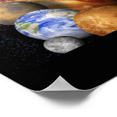 Weltraum Poster (Ecke)