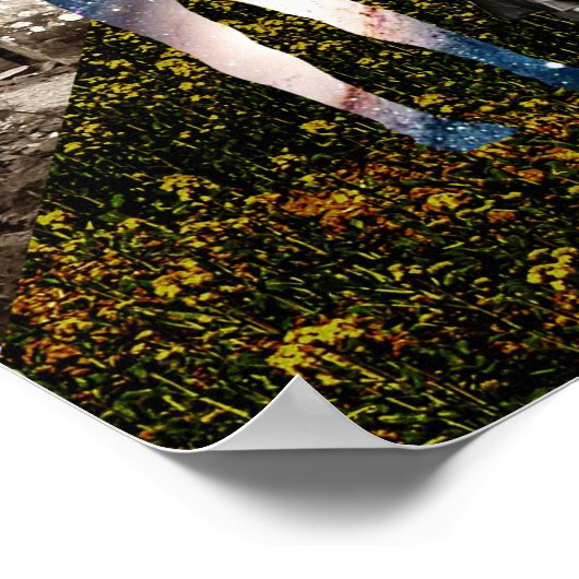 Weltraum Poster (Ecke)