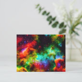 Weltraum Postkarte (Stehend Vorderseite)