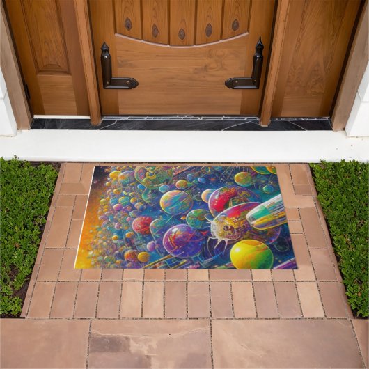 Weltraum-Race-Doormat Fußmatte (Außenbereich)