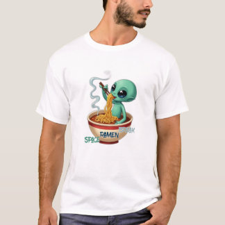 Weltraum-Ramen-Pause T-Shirt