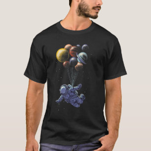 Weltraum. Reise Realistisch. Weltraum. Planeten T-Shirt