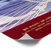 Weltraum-Runaway-Idee Poster (Ecke)