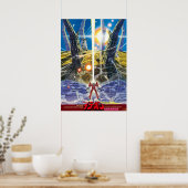 Weltraum-Runaway-Idee Poster (Küche)