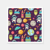 Weltraum Serviette (Vorderseite)