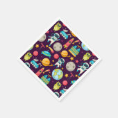 Weltraum Serviette (Ecke)