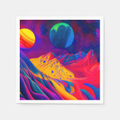 Weltraum Serviette (Vorderseite)