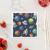 Weltraum Serviette (Beispiel)