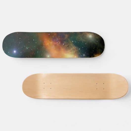 Weltraum Skateboard (Horizontal)
