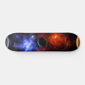 Weltraum Skateboard (Horizontal)