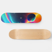 Weltraum Skateboard (Horizontal)