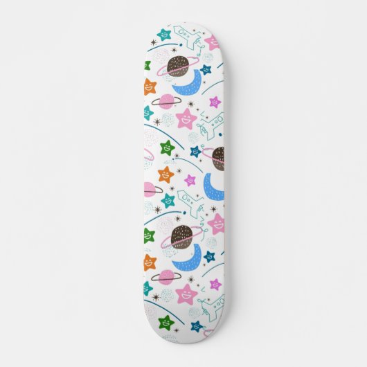 Weltraum Skateboard (Vorne)