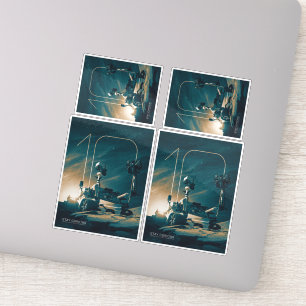 Weltraum, Sonnensystem, 10 Jahre Neugier Aufkleber