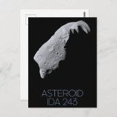 Weltraum, Sonnensystem, Asteroidengürtel, IDA 243 Postkarte (Vorne/Hinten)