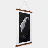 Weltraum, Sonnensystem, Asteroidengürtel, IDA 243 Wandteppich Mit Holzrahmen (Gewinkelt)