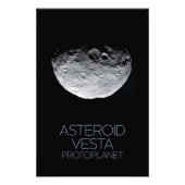 Weltraum, Sonnensystem, Asteroidengürtel, Vesta Fotodruck (Vorne)