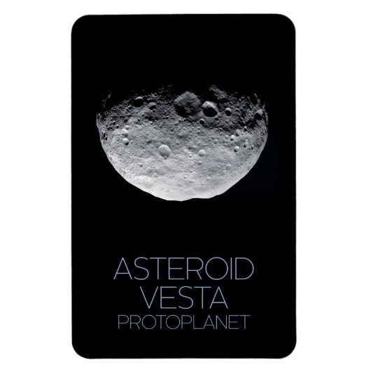 Weltraum, Sonnensystem, Asteroidengürtel, Vesta Magnet (Vertikal)