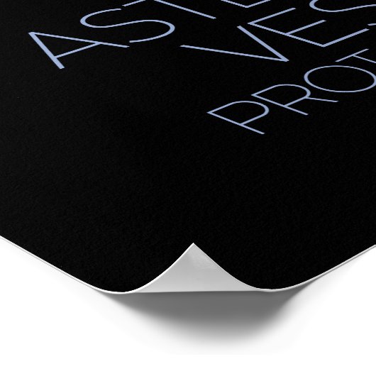 Weltraum, Sonnensystem, Asteroidengürtel, Vesta Poster (Ecke)