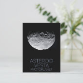 Weltraum, Sonnensystem, Asteroidengürtel, Vesta Postkarte (Stehend Vorderseite)