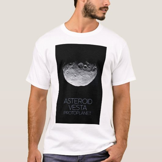 Weltraum, Sonnensystem, Asteroidengürtel, Vesta T-Shirt (Vorderseite)