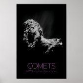Weltraum, Sonnensystem, Kosmos, Kometen, 67P Poster (Vorne)