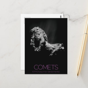 Weltraum, Sonnensystem, Kosmos, Kometen, 67P Postkarte